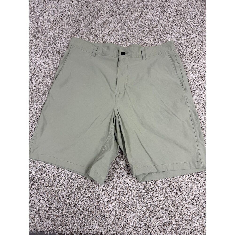 The North Face Men’s Olive Khaki Performance Chino Shorts Hiking Outdoor